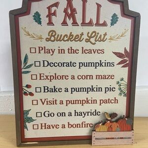 Fall Table Top Sign **